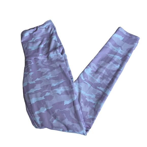 STRUT THIS Baby Pink Camo Full Length High Waisted Leggings - Picture 2 of 5